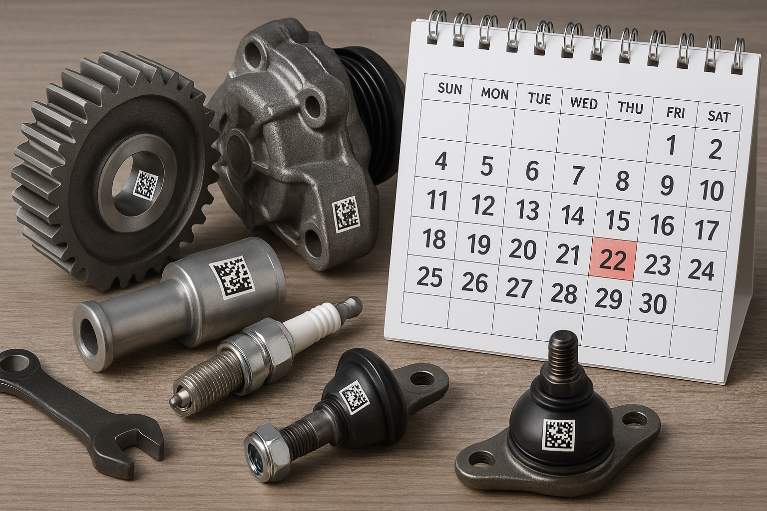 Маркировка автозапчастей: сроки и этапы